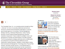 Tablet Screenshot of cloverdalegroupinc.com